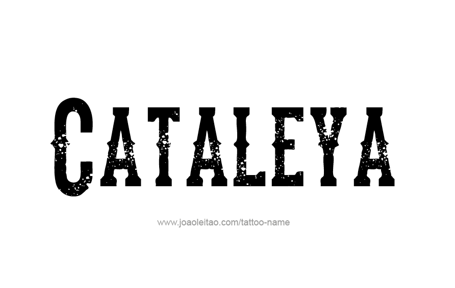 Tattoo Design Name Cataleya  