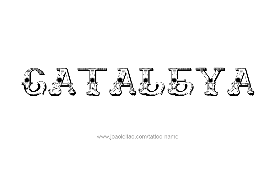 Tattoo Design Name Cataleya  