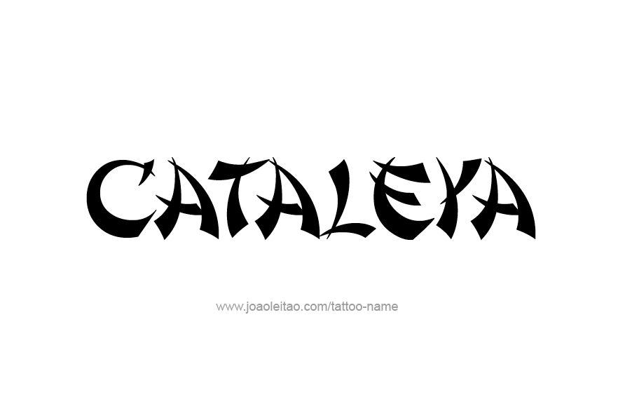 Tattoo Design Name Cataleya  