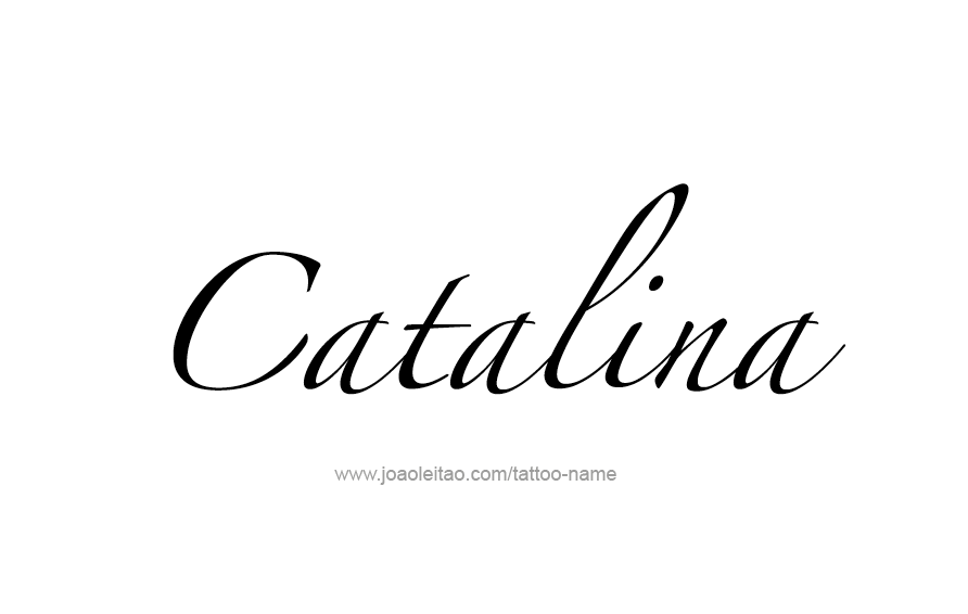 Tattoo Design Name Catalina  