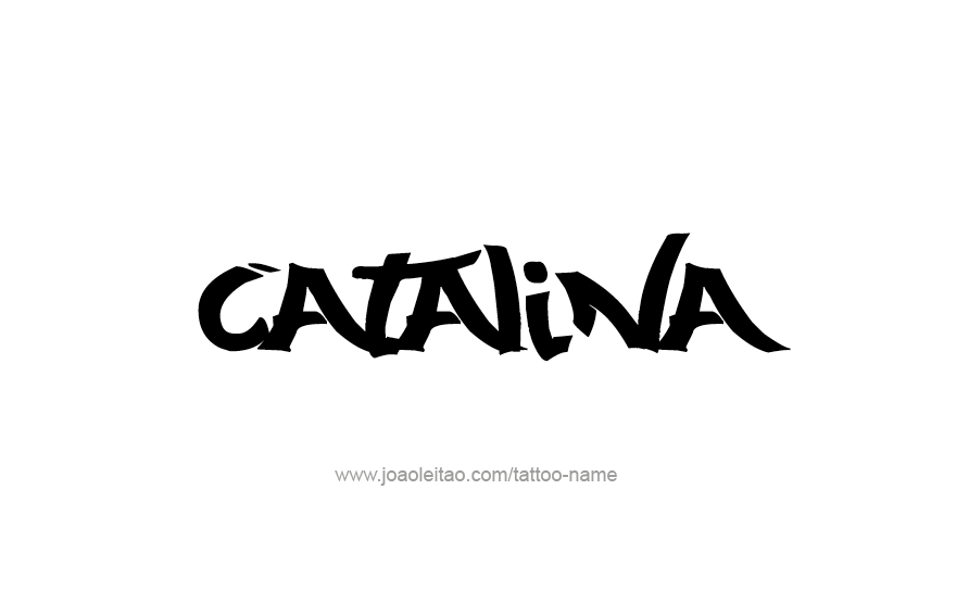 Tattoo Design Name Catalina  