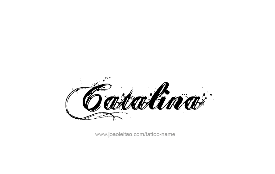 Tattoo Design Name Catalina  