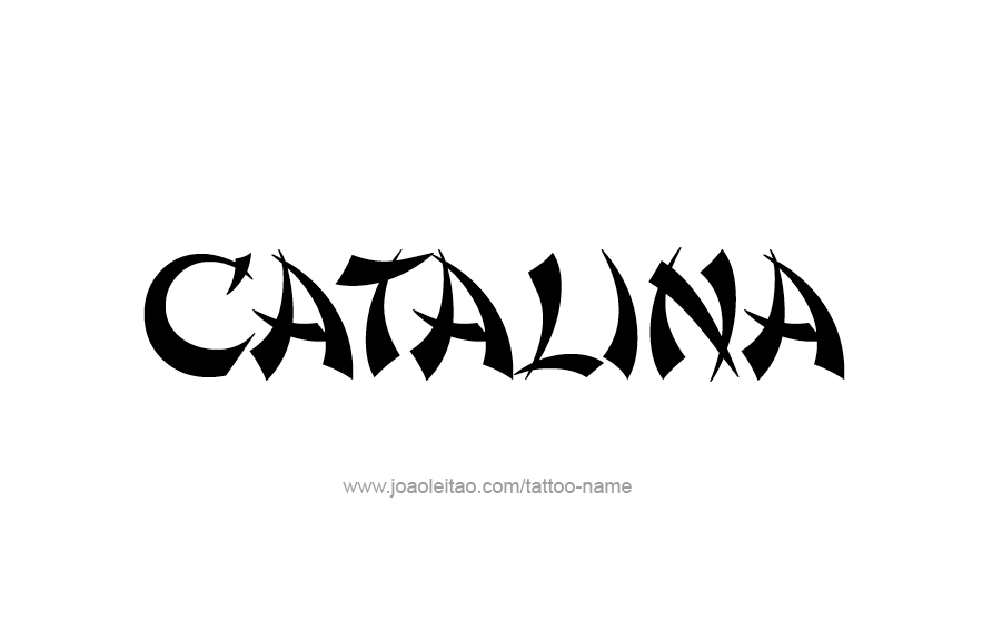 Tattoo Design Name Catalina  