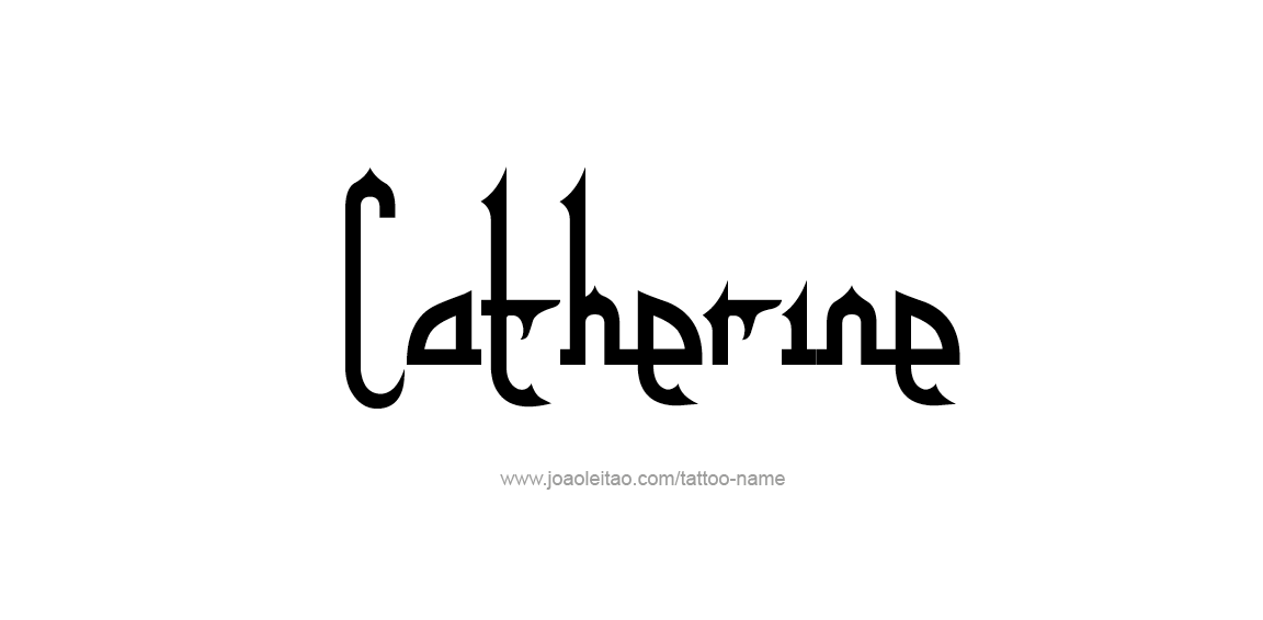 Tattoo Design Name Catherine  