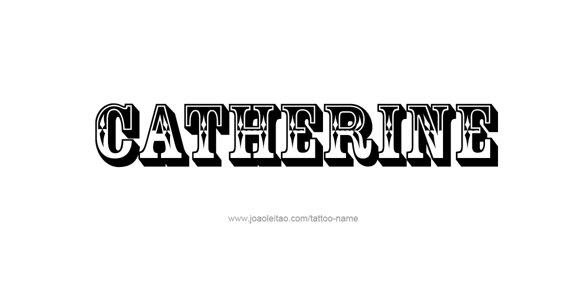 Tattoo Design Name Catherine  