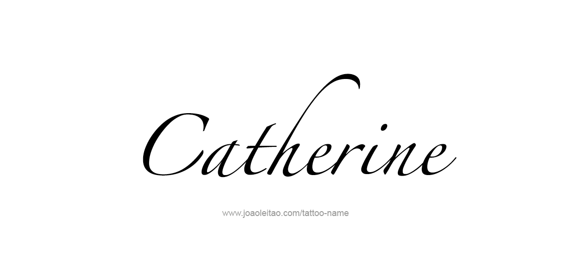 Tattoo Design Name Catherine  