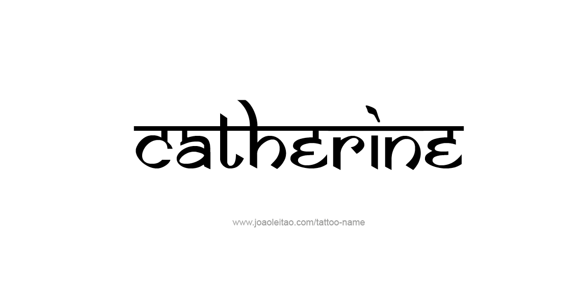 Tattoo Design Name Catherine  