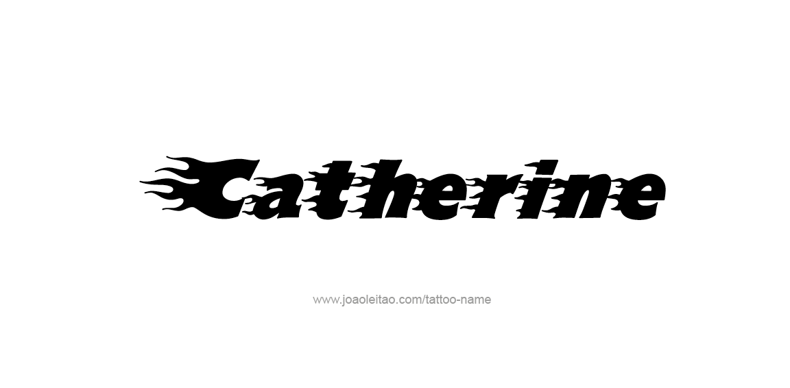 Tattoo Design Name Catherine  