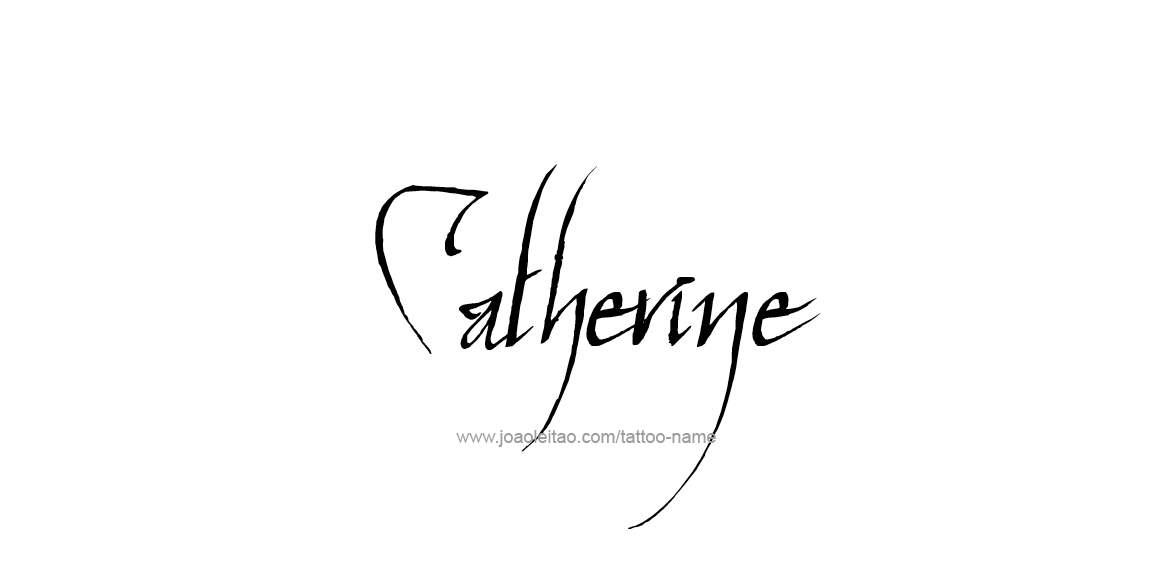 Tattoo Design Name Catherine  