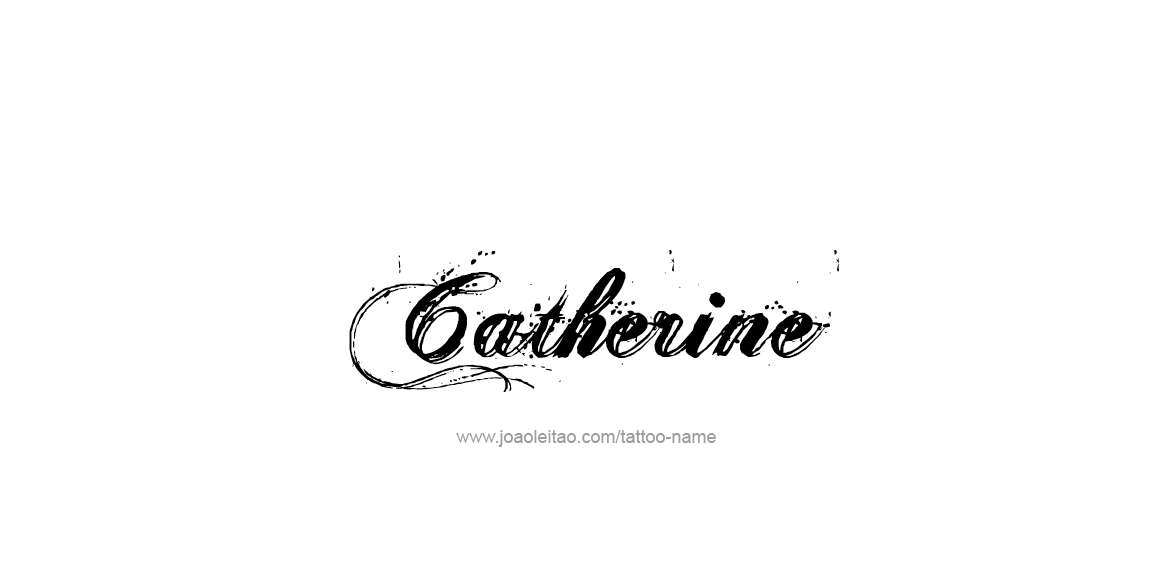 Tattoo Design Name Catherine  