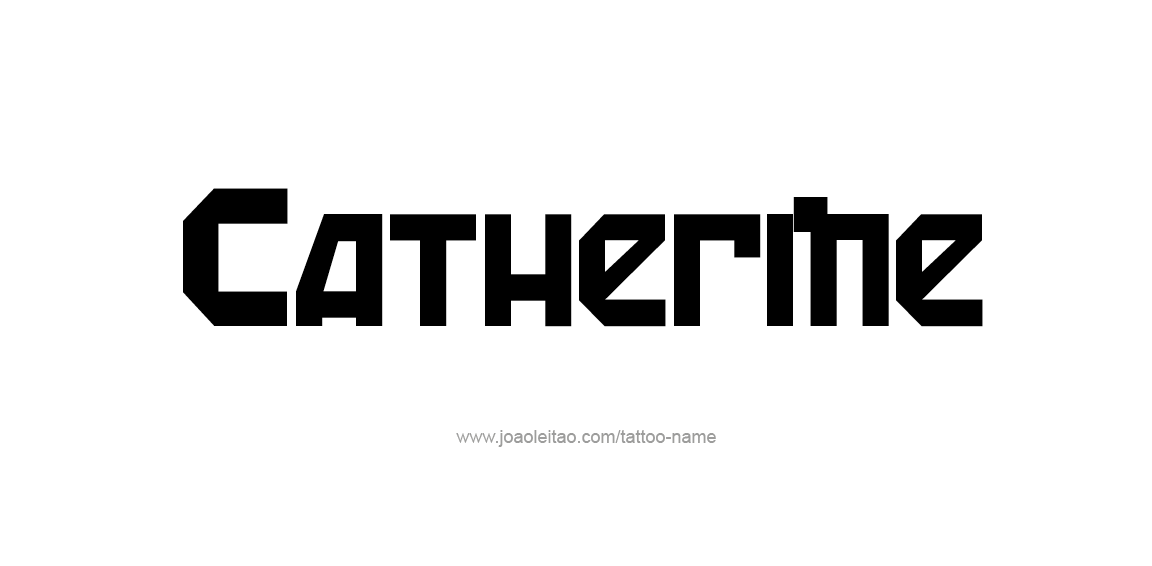 Tattoo Design Name Catherine  