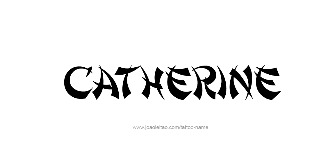 Tattoo Design Name Catherine  