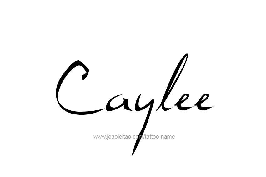 Tattoo Design Name Caylee  