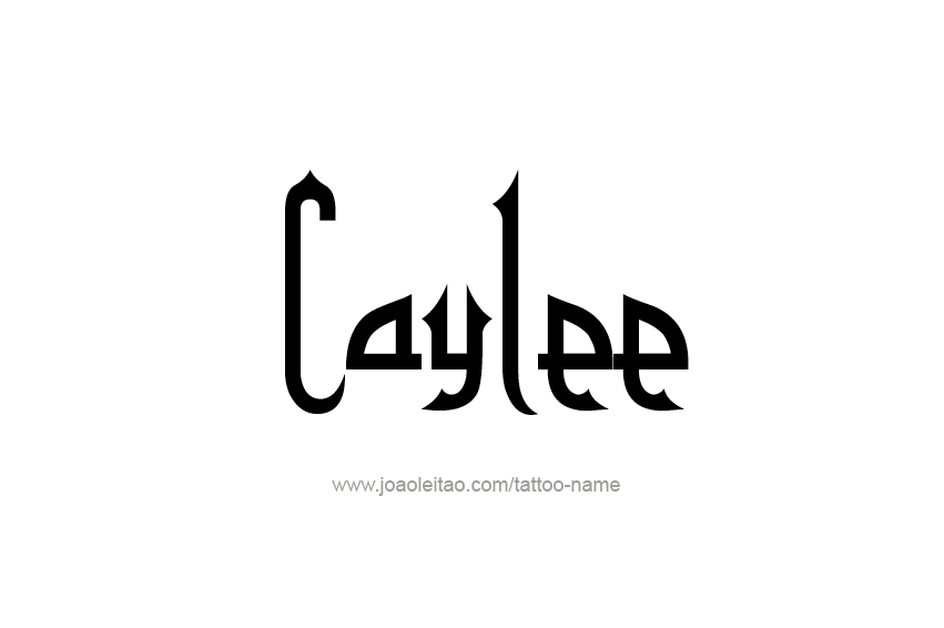 Tattoo Design Name Caylee  