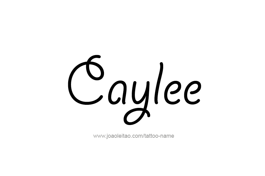 Tattoo Design Name Caylee  