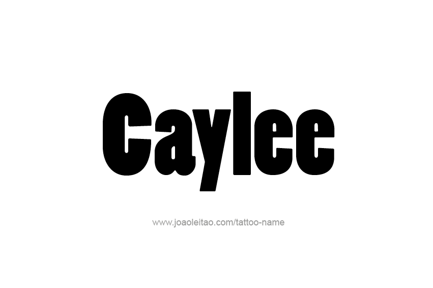 Tattoo Design Name Caylee  