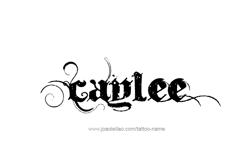 Tattoo Design Name Caylee  