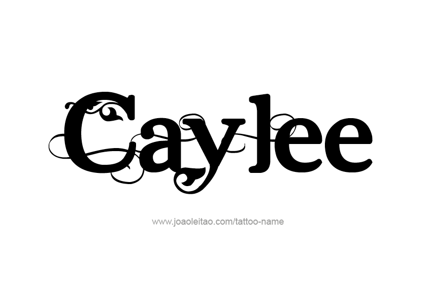 Tattoo Design Name Caylee  