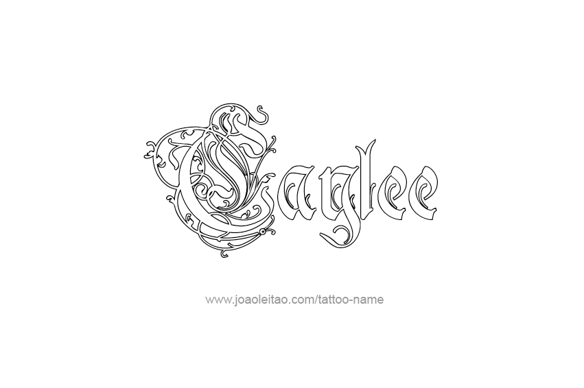 Tattoo Design Name Caylee  