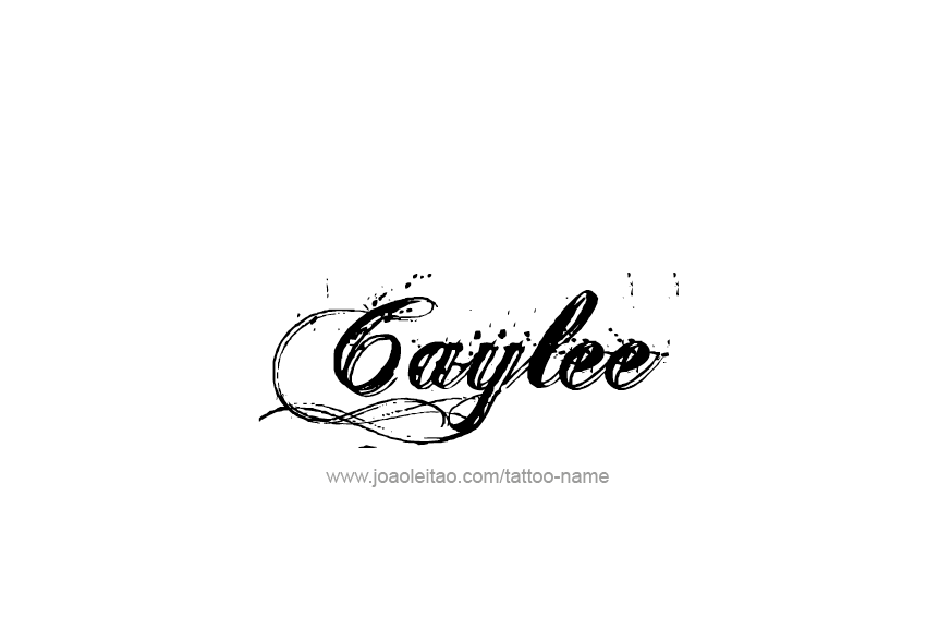 Tattoo Design Name Caylee  