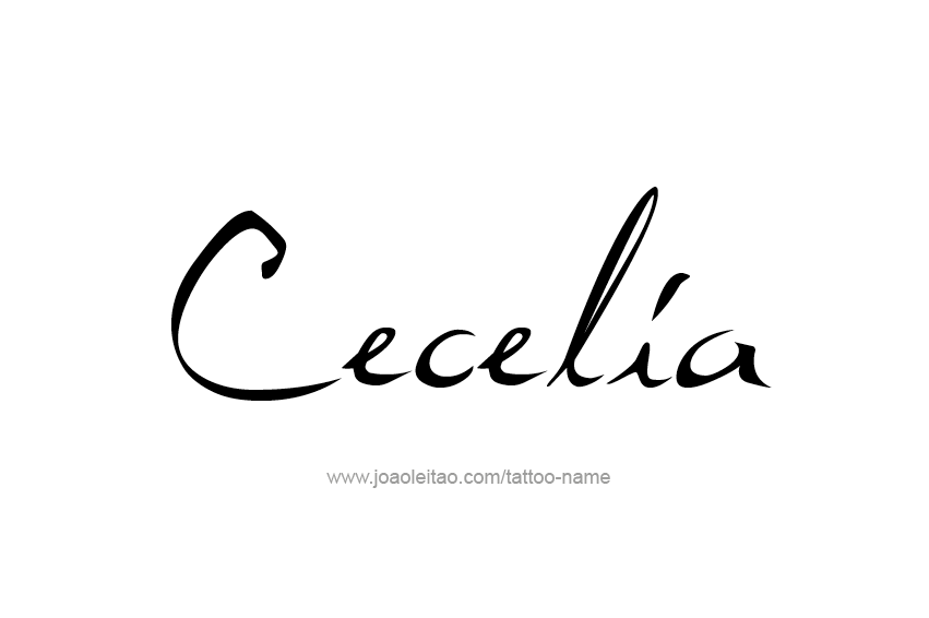 Tattoo Design Name Cecelia  