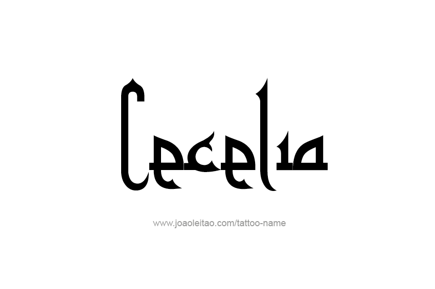 Tattoo Design Name Cecelia  