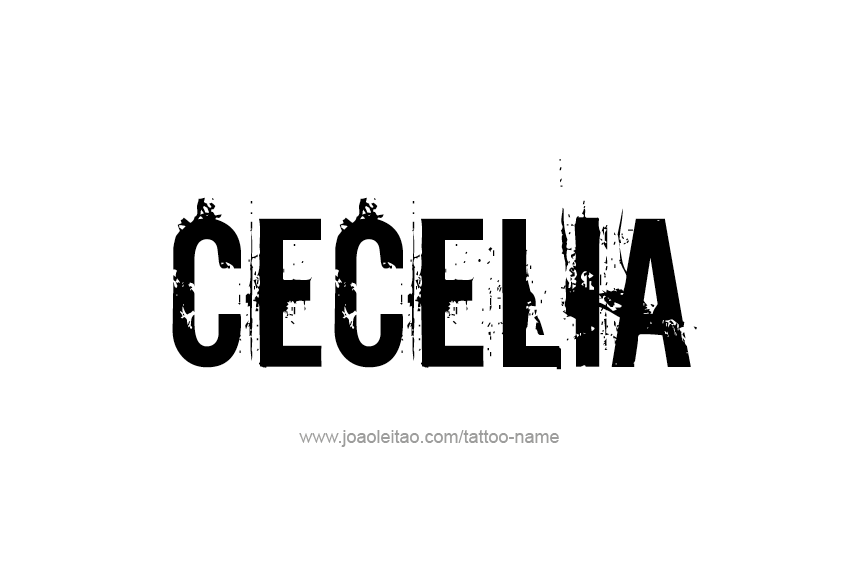 Tattoo Design Name Cecelia  