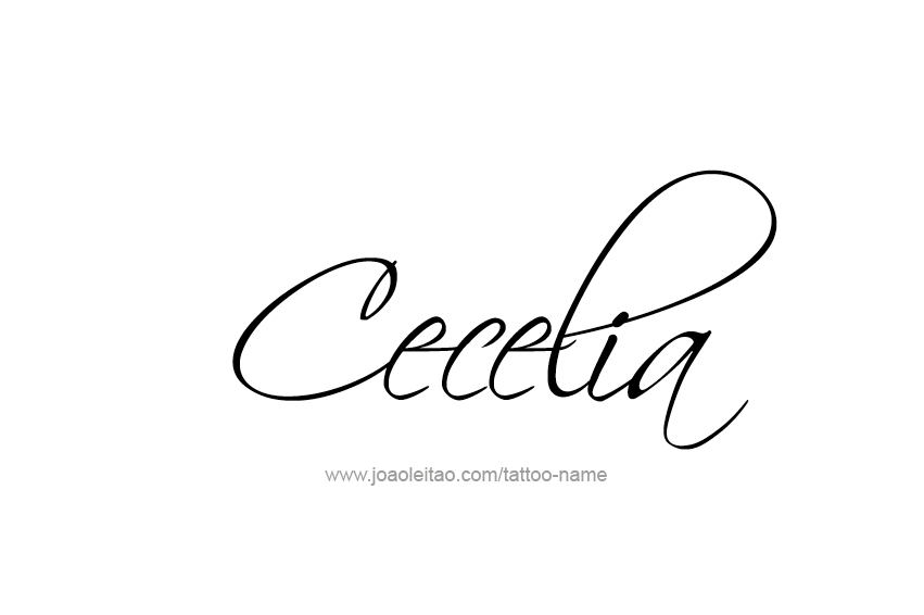 Tattoo Design Name Cecelia  