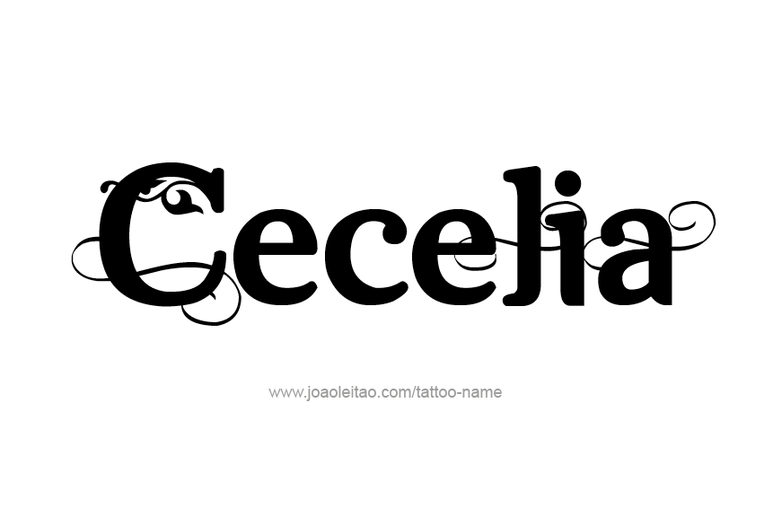 Tattoo Design Name Cecelia  