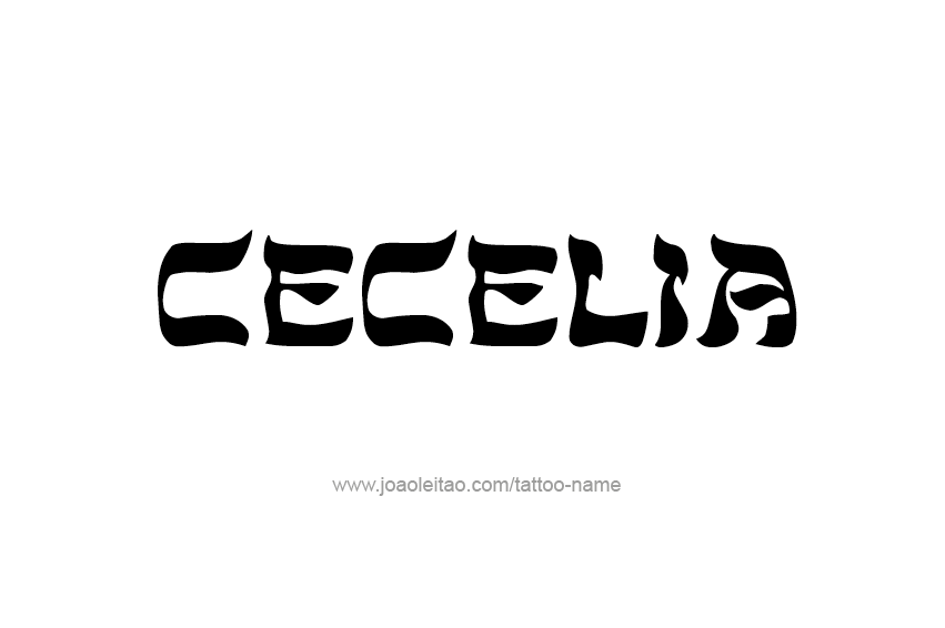 Tattoo Design Name Cecelia  