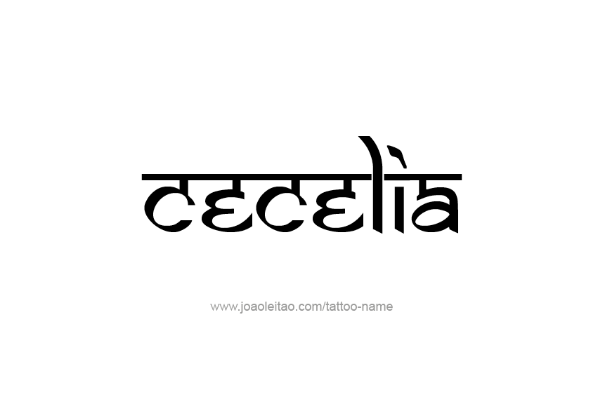 Tattoo Design Name Cecelia  