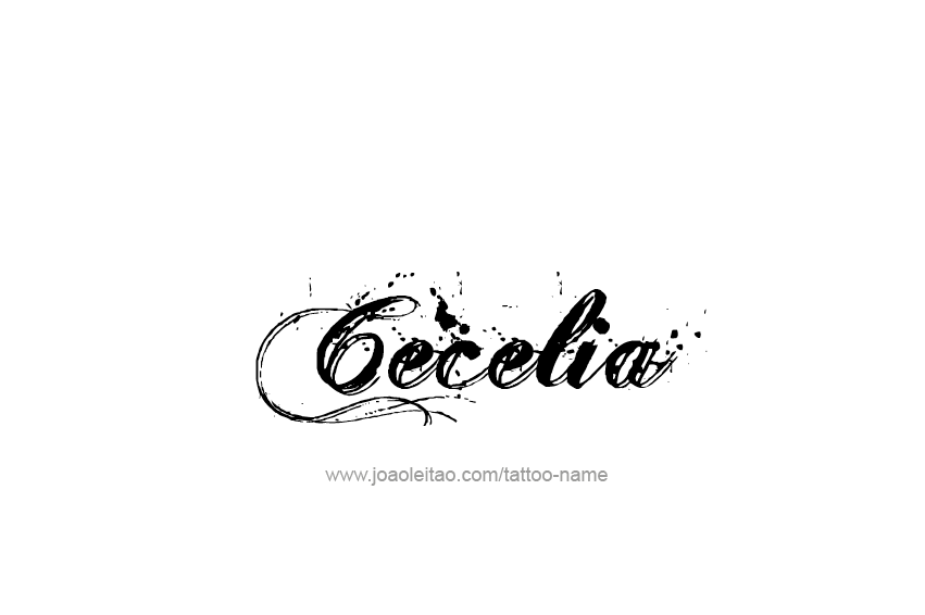 Tattoo Design Name Cecelia  