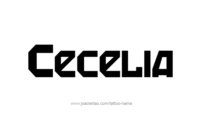 Tattoo Design Name Cecelia  