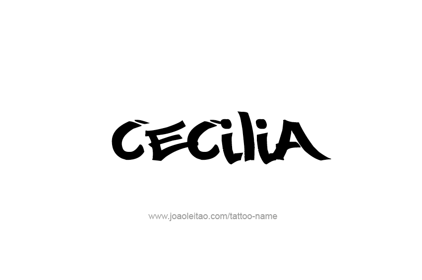 Tattoo Design Name Cecilia  