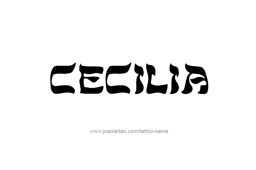 Tattoo Design Name Cecilia  