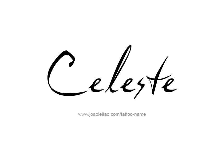 Tattoo Design Name Celeste  