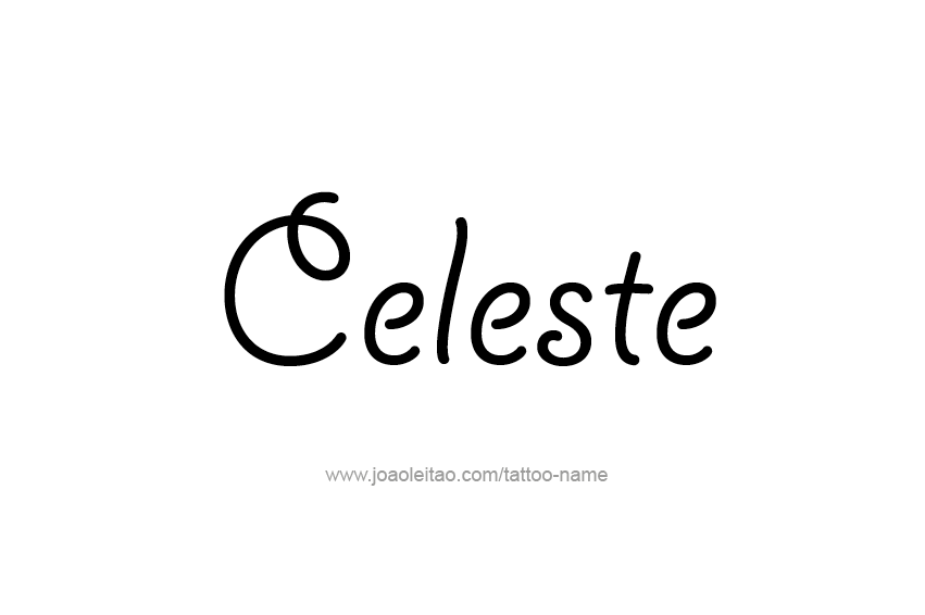 Tattoo Design Name Celeste  