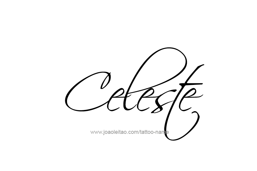 Tattoo Design Name Celeste  