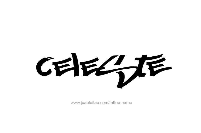 Tattoo Design Name Celeste  