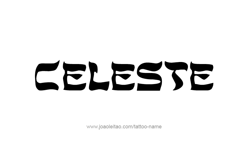 Tattoo Design Name Celeste  