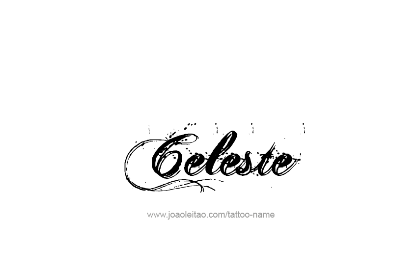 Tattoo Design Name Celeste  