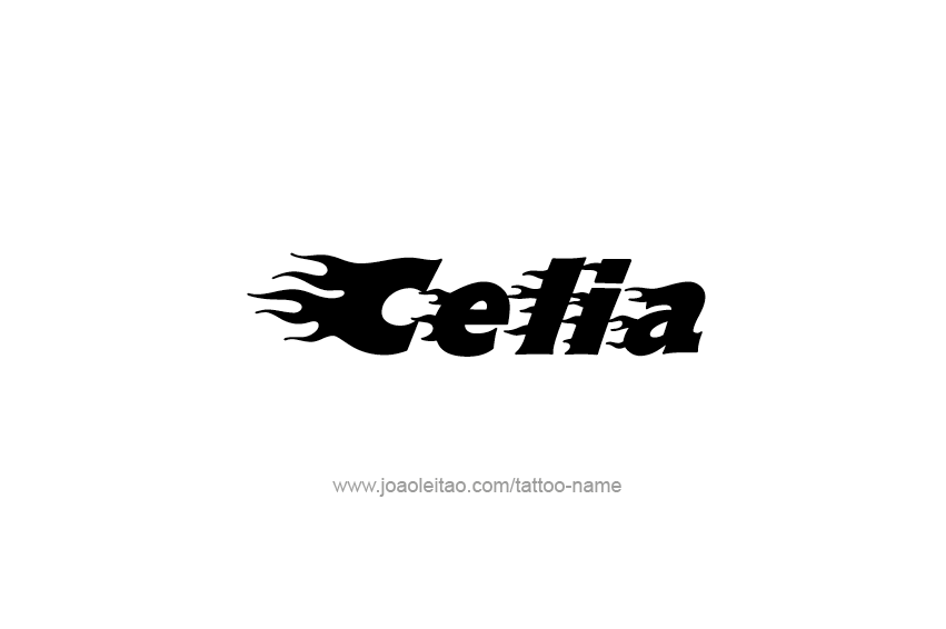 Tattoo Design Name Celia  