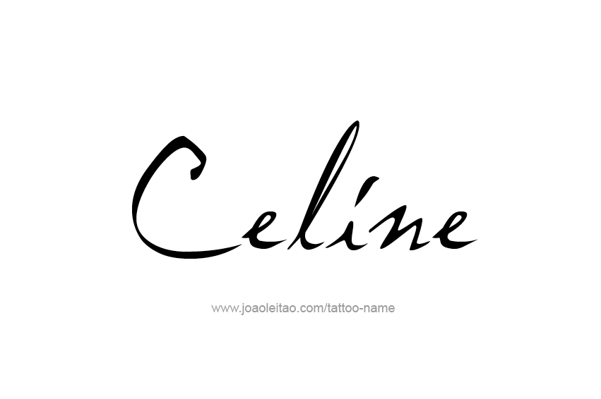 Tattoo Design Name Celine  