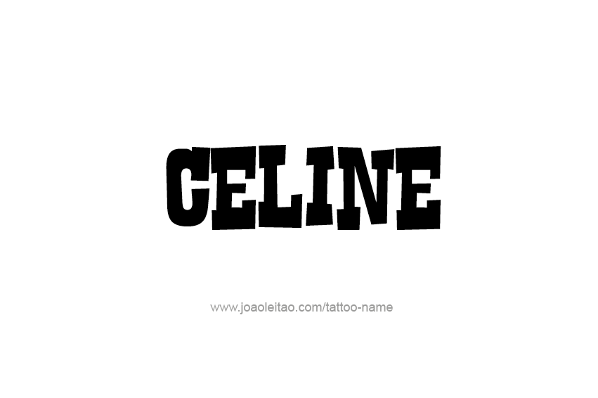 Tattoo Design Name Celine  