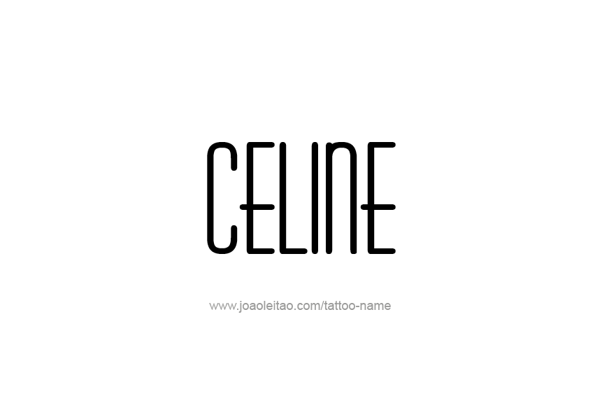 Tattoo Design Name Celine  