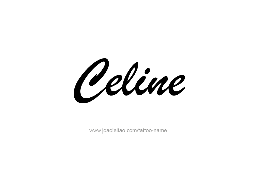 Tattoo Design Name Celine  