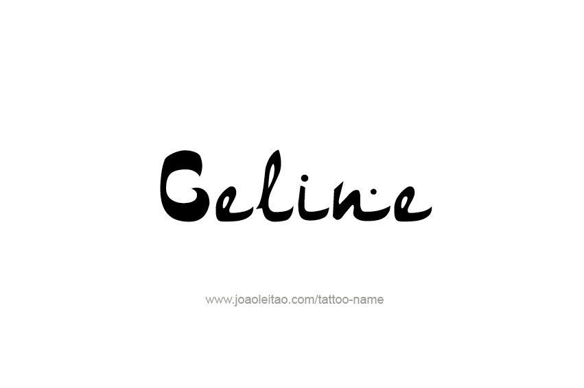 Tattoo Design Name Celine  