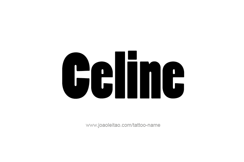 Tattoo Design Name Celine  