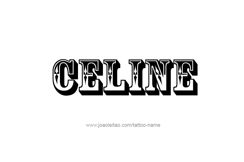 Tattoo Design Name Celine  