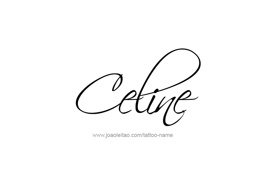 Tattoo Design Name Celine  